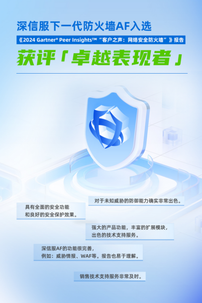 用户五星推荐！他们如何评价深信服下一代防火墙AF？(图1)