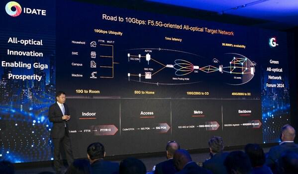 华为提出F5G-A全光目标网展望万兆网络时代(图1)