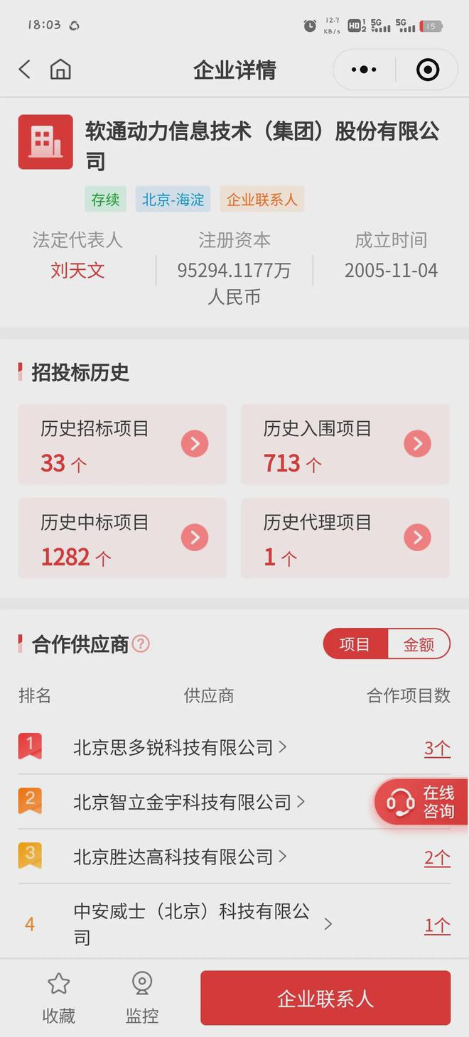 5103万大单、软通动力（中）：服务器、交换机、路由器、负载均衡、防火墙(图1)