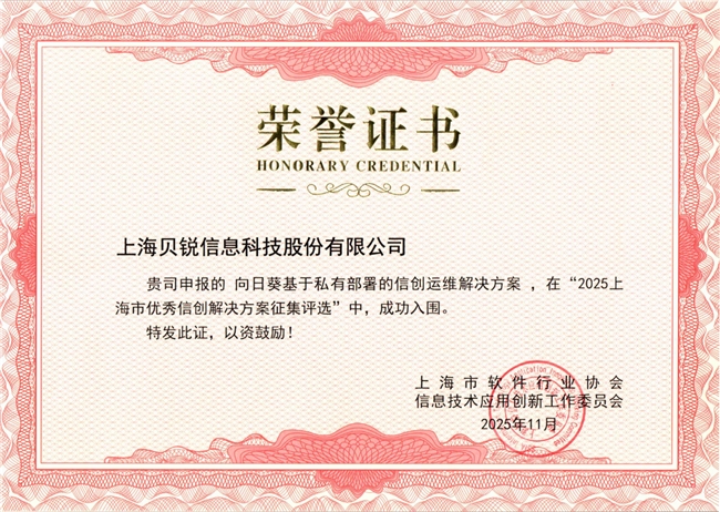 入选2025上海市优秀信创解决方案！向日葵私有化部署助力内网安全运维(图1)