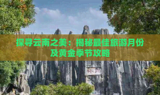 云南适合几月份去旅行更好(图2)