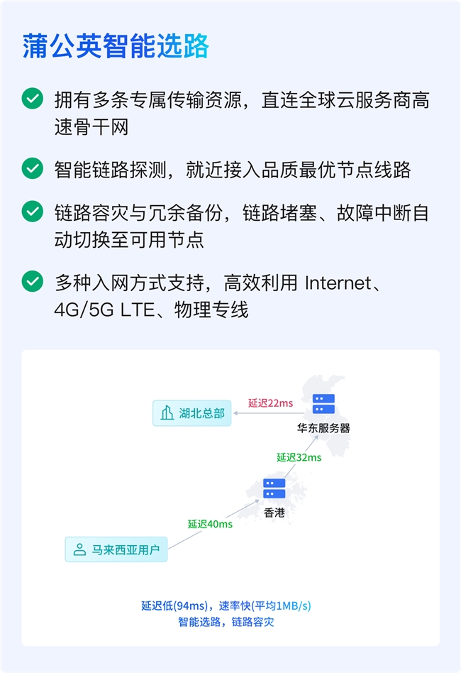 蒲公英智能选路+零信任破解企业跨境远程办公难题(图4)